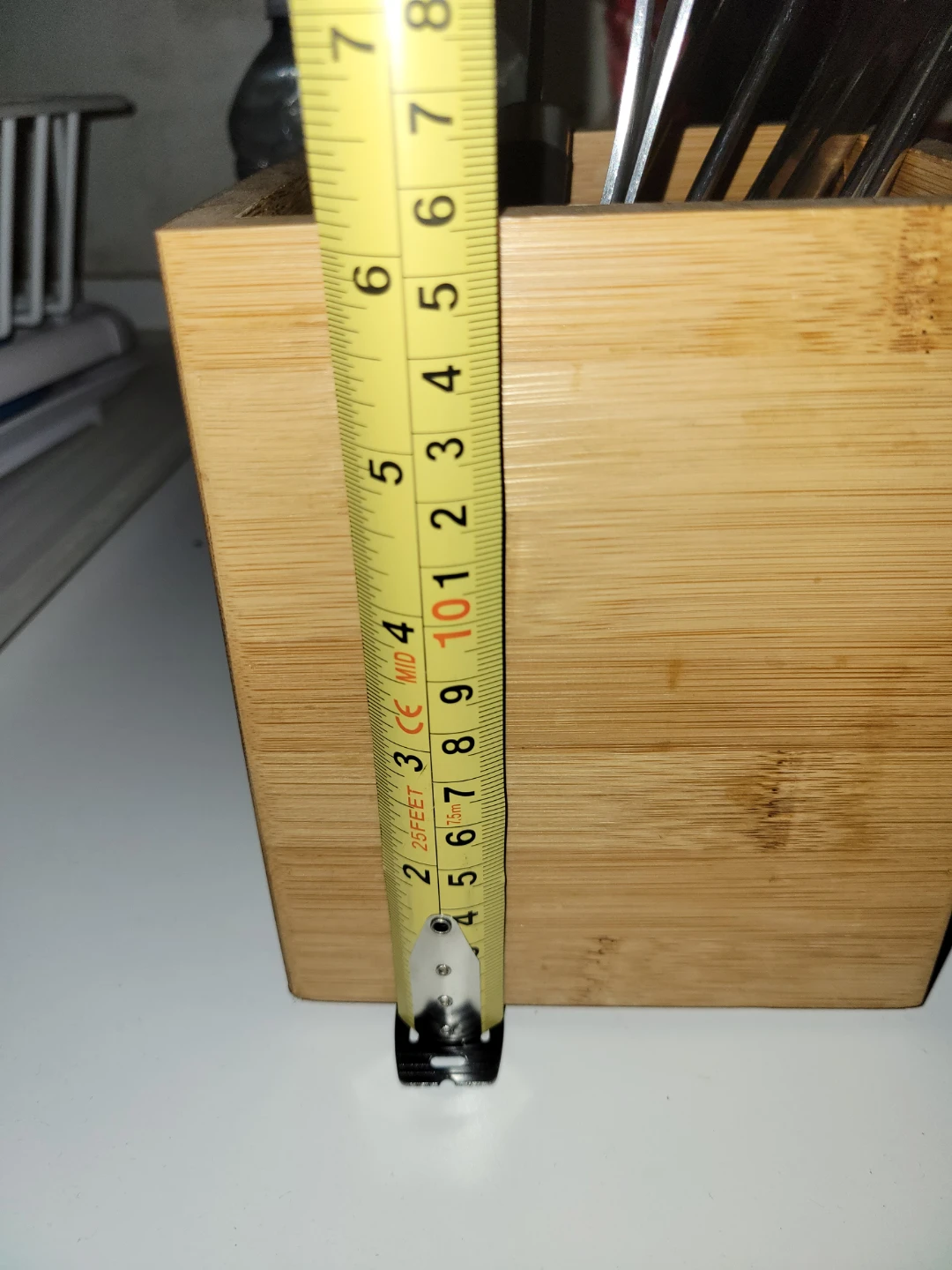 Bamboo Turnable Utensil Holder Moving sale - photo 5