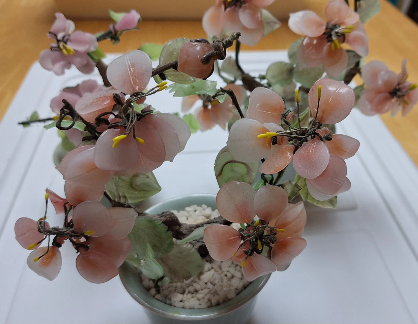Set of Faux Cherry Blossom Bonsai Trees - photo 5