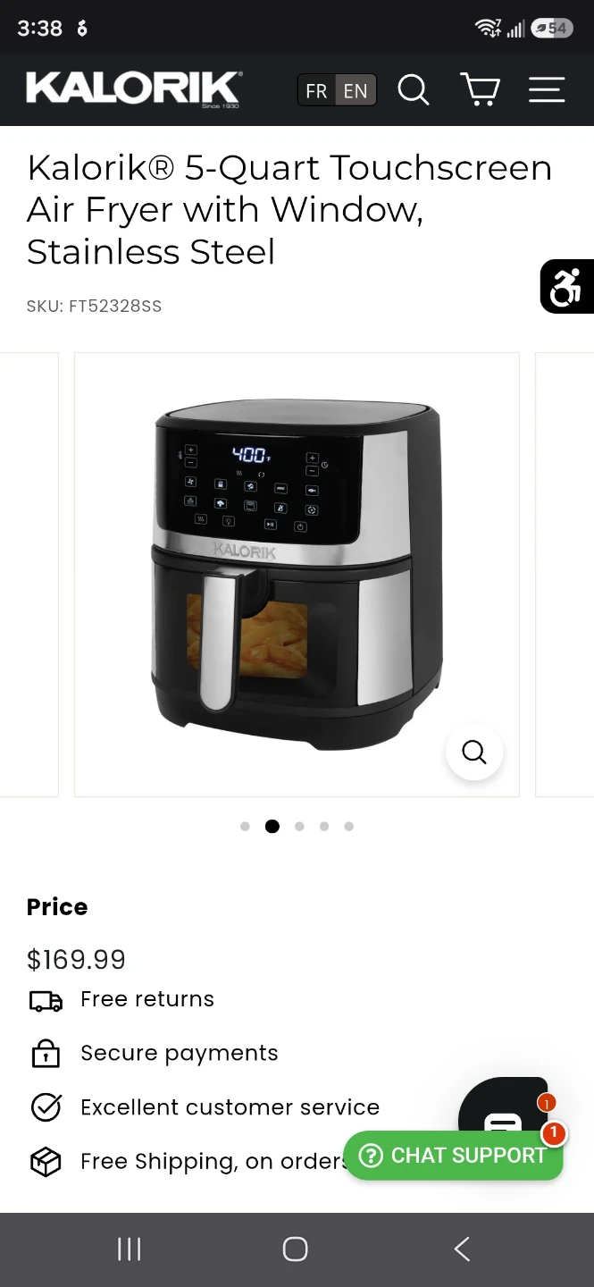 Kalorik 5-Quart Air Fryer - photo 4