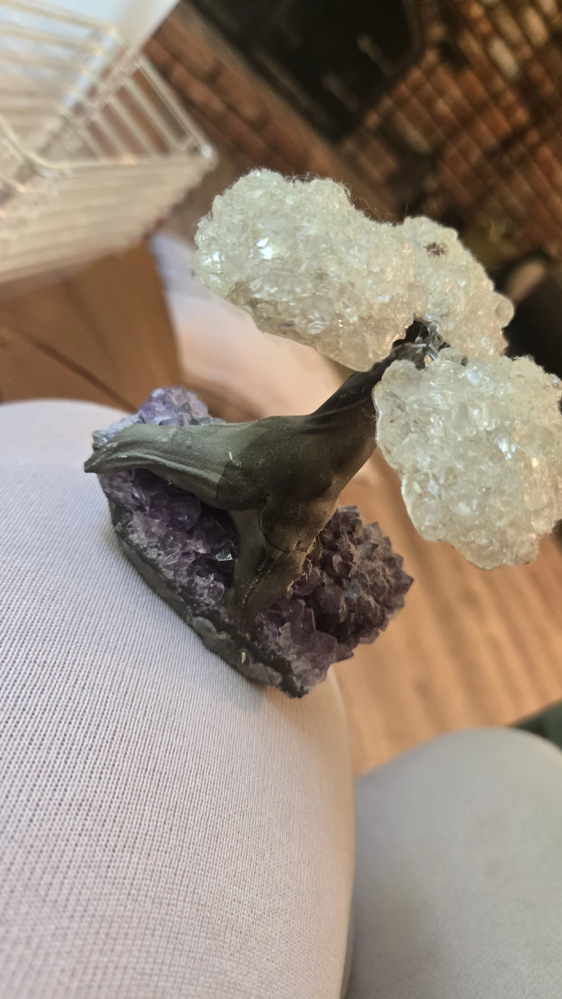 Amethyst Geode Crystal Tree