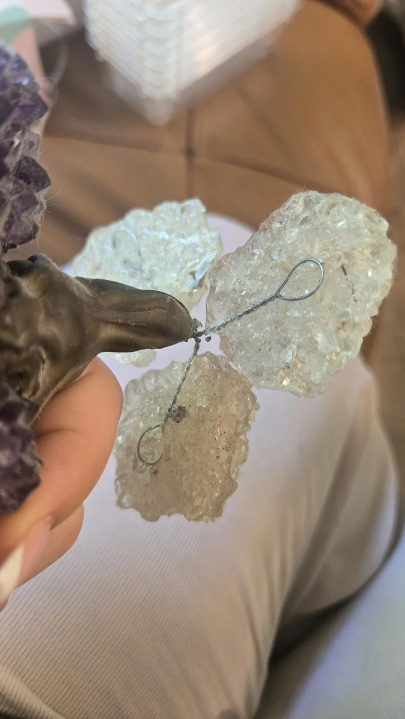 Amethyst Geode Crystal Tree - photo 4