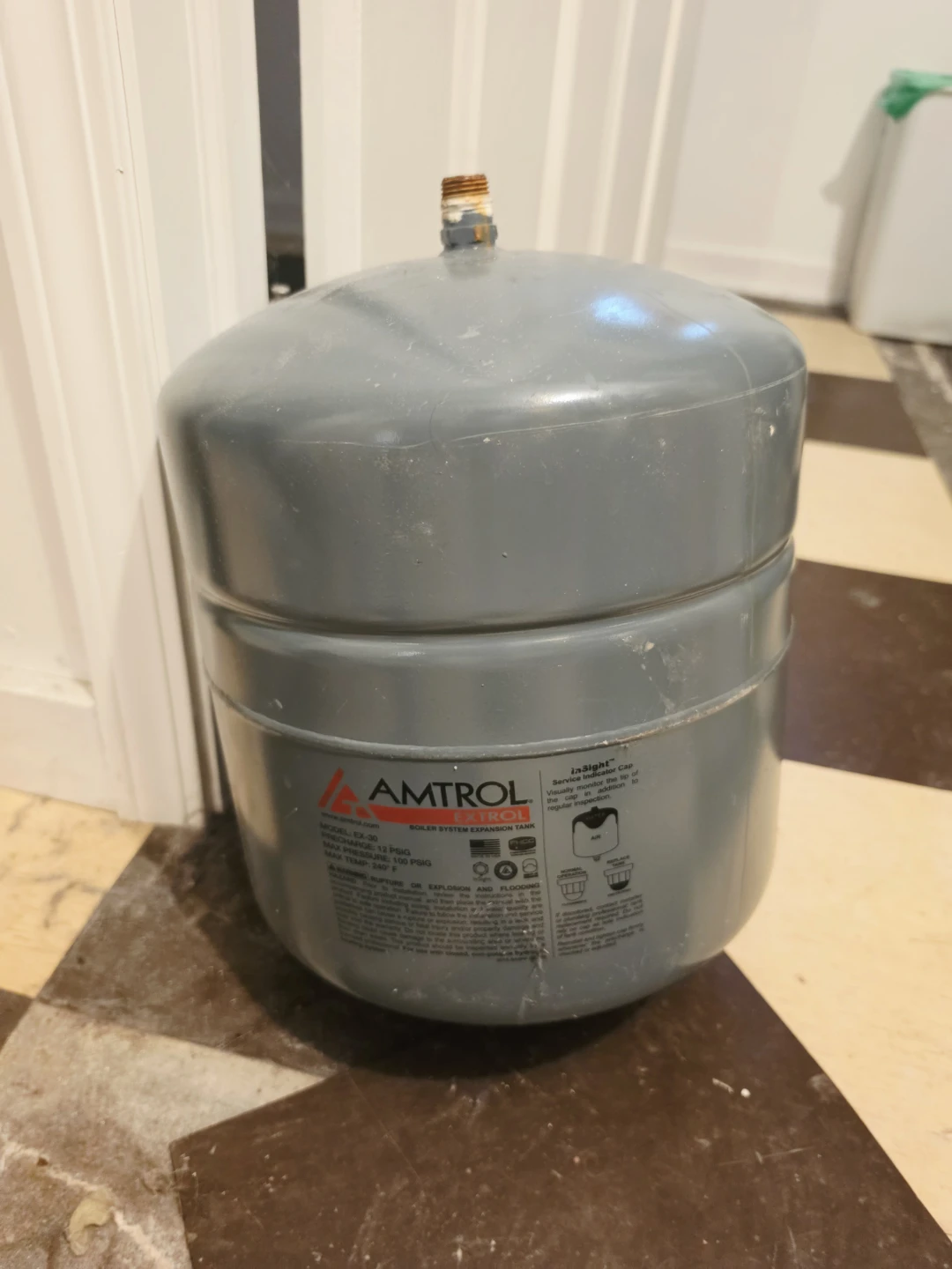 Amtrol Extrol EX-30 Boiler System Expansion Tank - photo 3