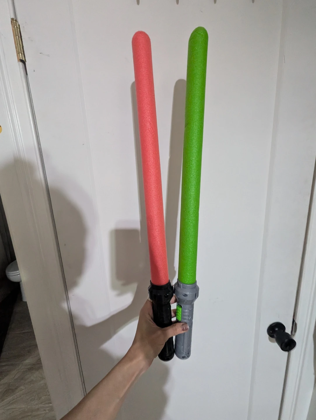 Light-Up Toy Swords (Red & Green) for play fun - photo 3