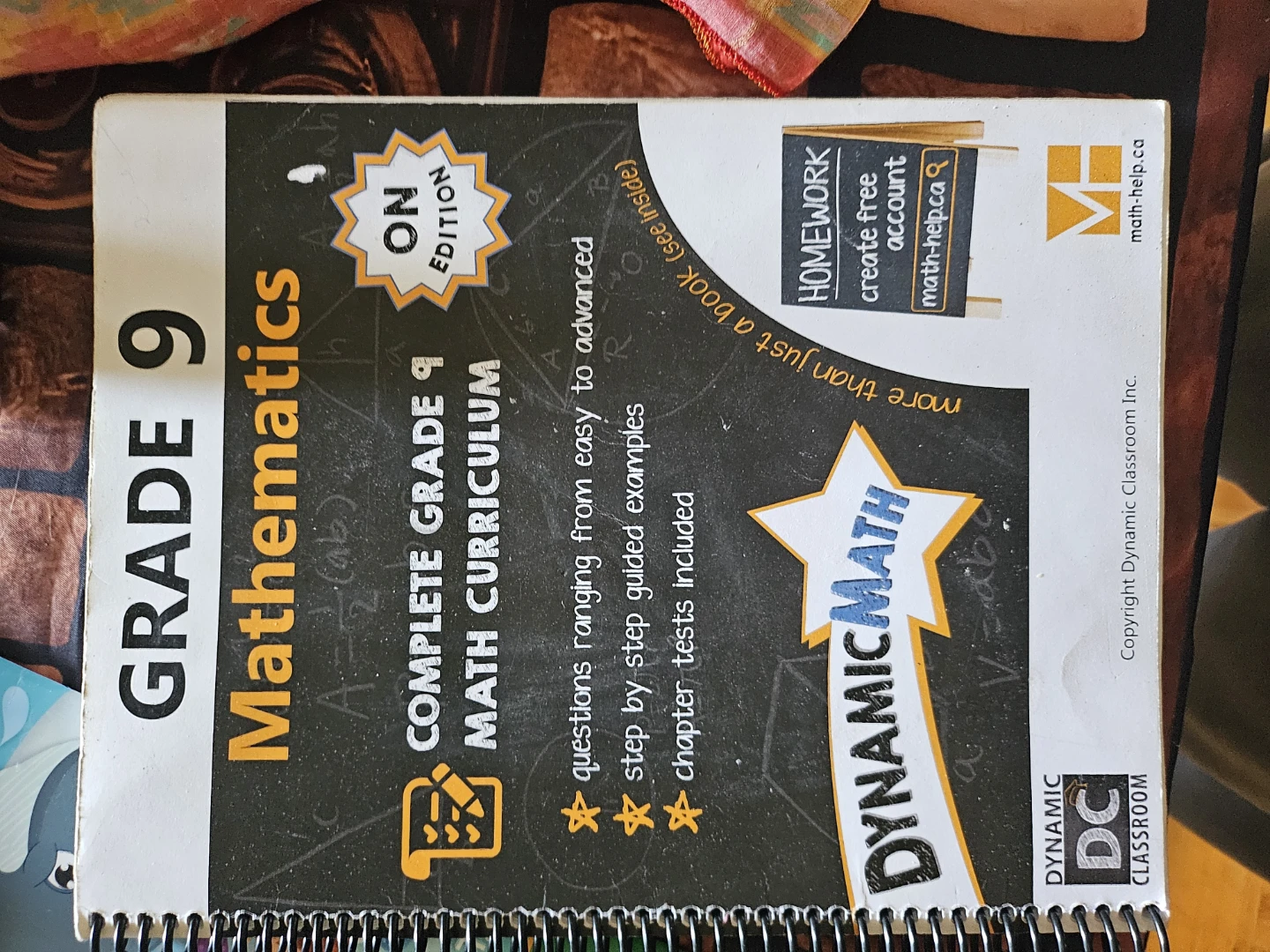 Grade 9 Mathematics Complete Grade 9 Math Curriculum Book