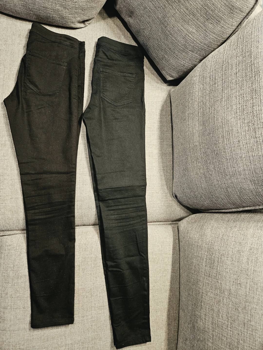 2 pairs H&M black pants - photo 2