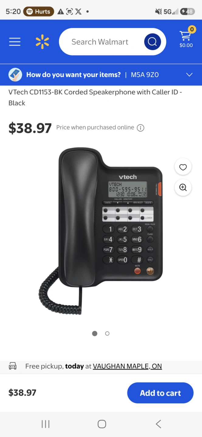 VTech Corded Speakerphone with Caller ID - photo 2