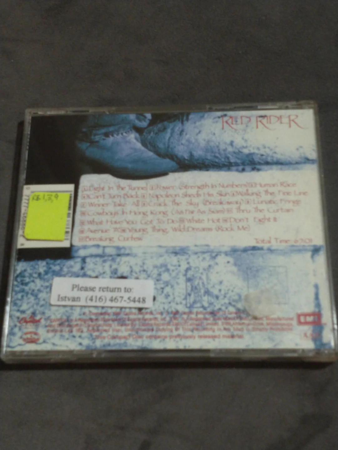 AMAZING! Red Rider - Over 60 Minutes With... CD - photo 5