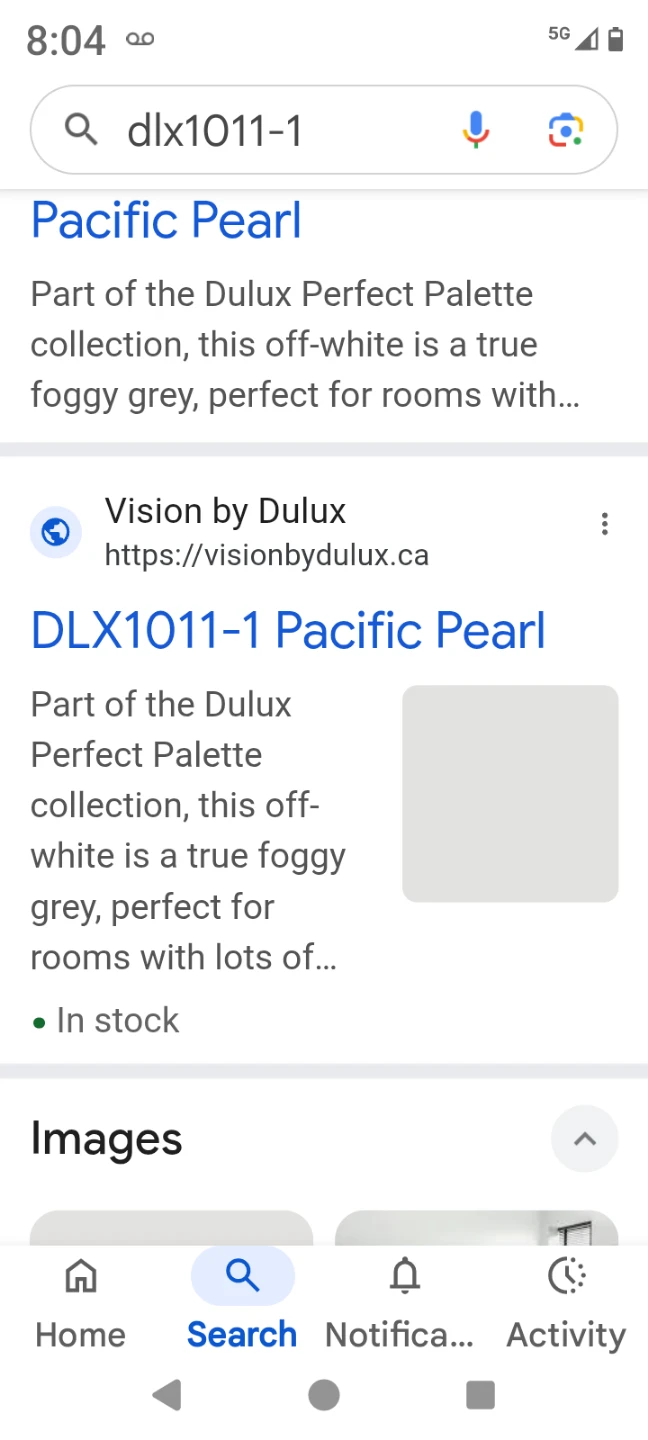Dulux Perfect Palette DLX1011-1 Pacific Pearl Paint