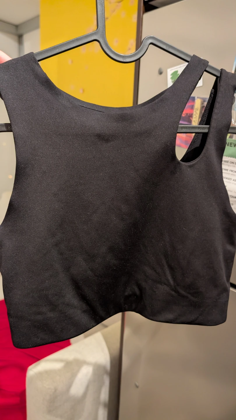 H&M Move Black Sports Bra Top Size M - photo 2