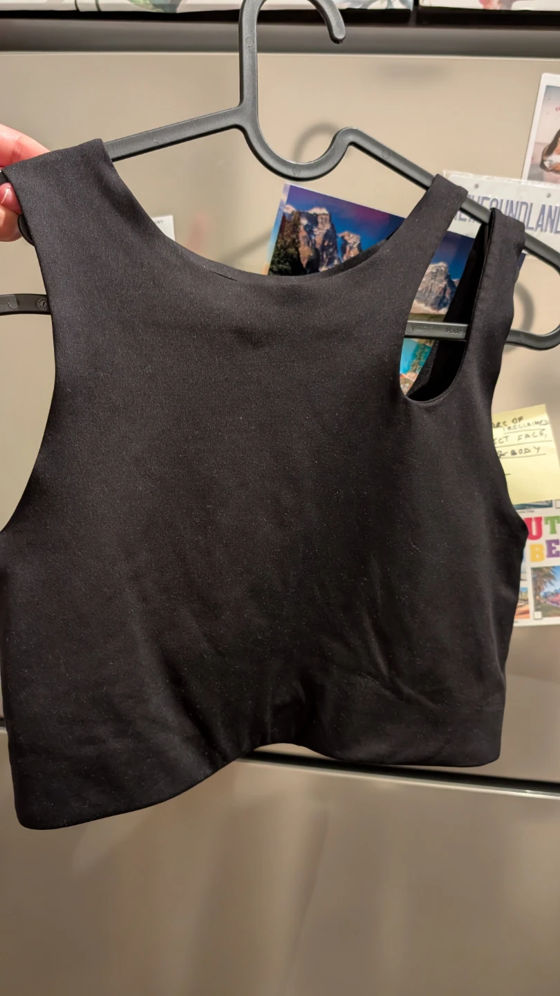 H&M Move Black Sports Bra Top Size M - photo 4