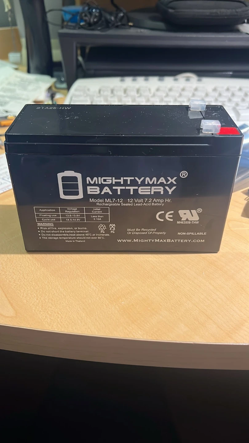 Brand New Battery ML7-12 12V 7.2Ah for Ride-on Toy cars