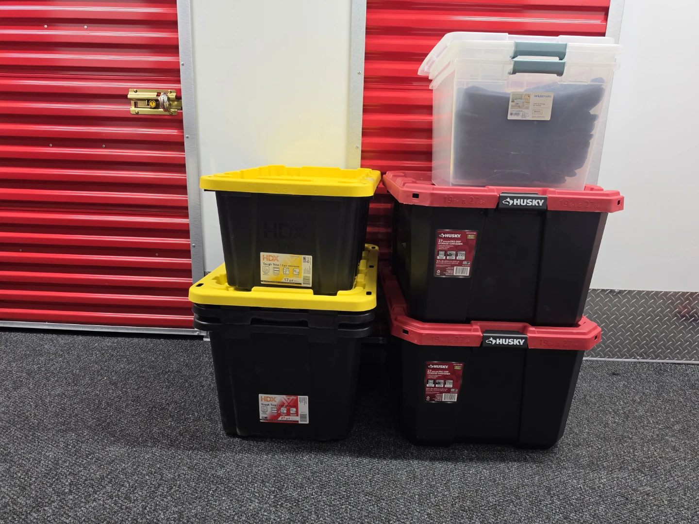 Husky and HDX Storage Totes