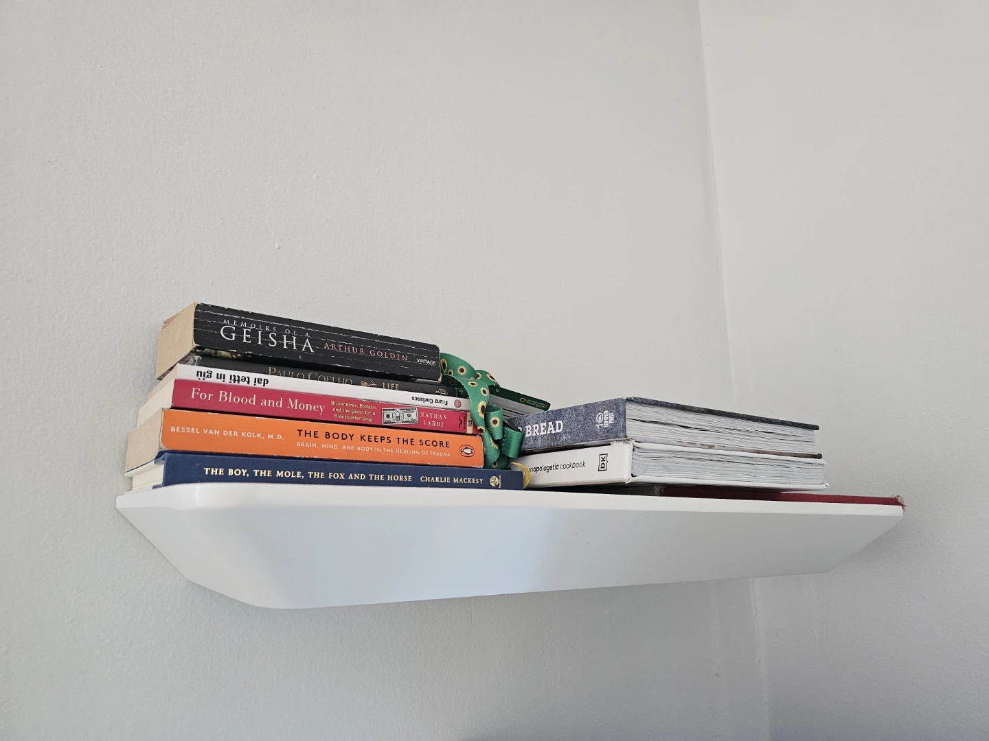 Set of 4 West Elm floating shelves