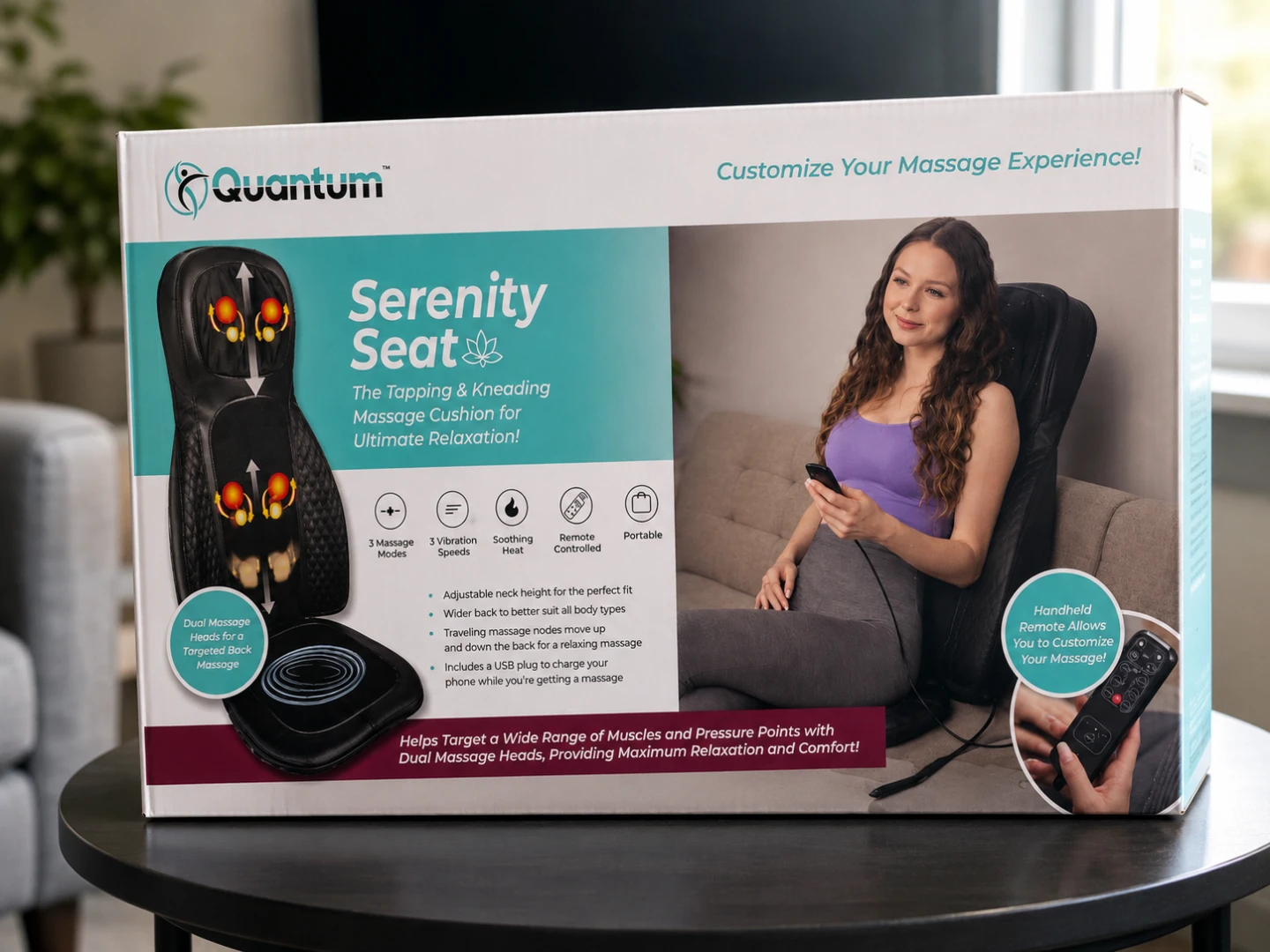 Quantum Serenity Seat Massage Cushion