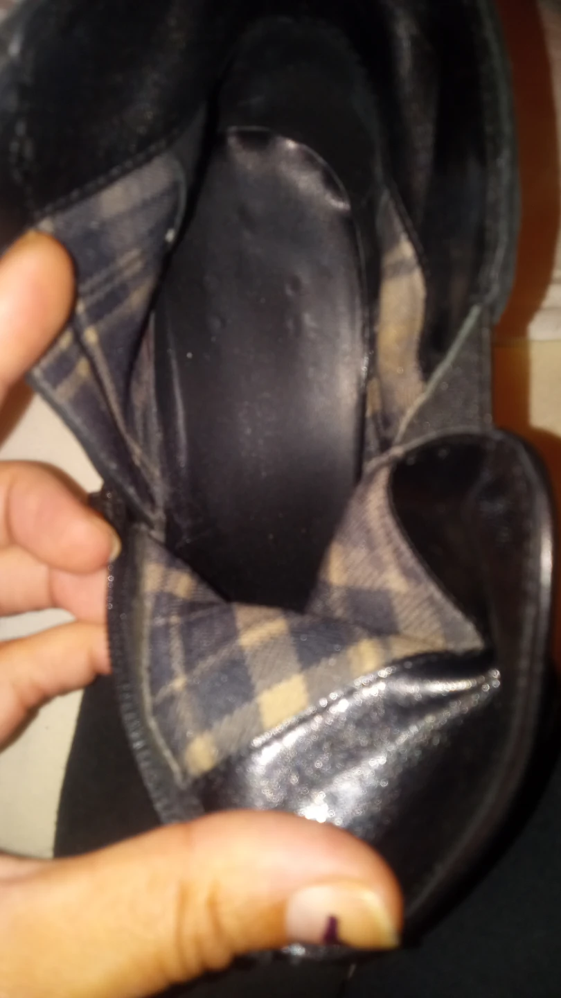 Size 8 Black Suede Ankle Boots - photo 4