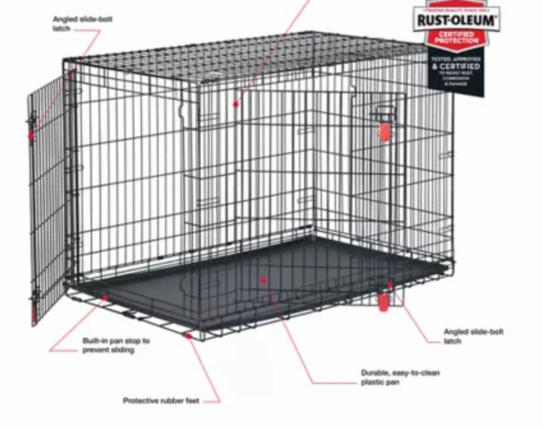 Like-new KONG Ultra-Strong 48-inch extra-large wire dog crate - photo 2