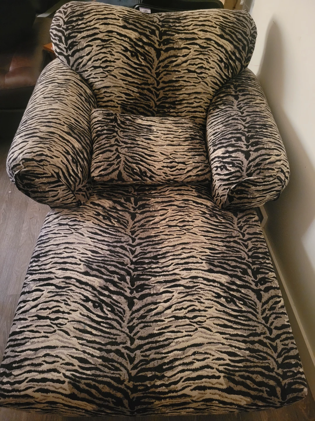 Tiger Print Accent Chair