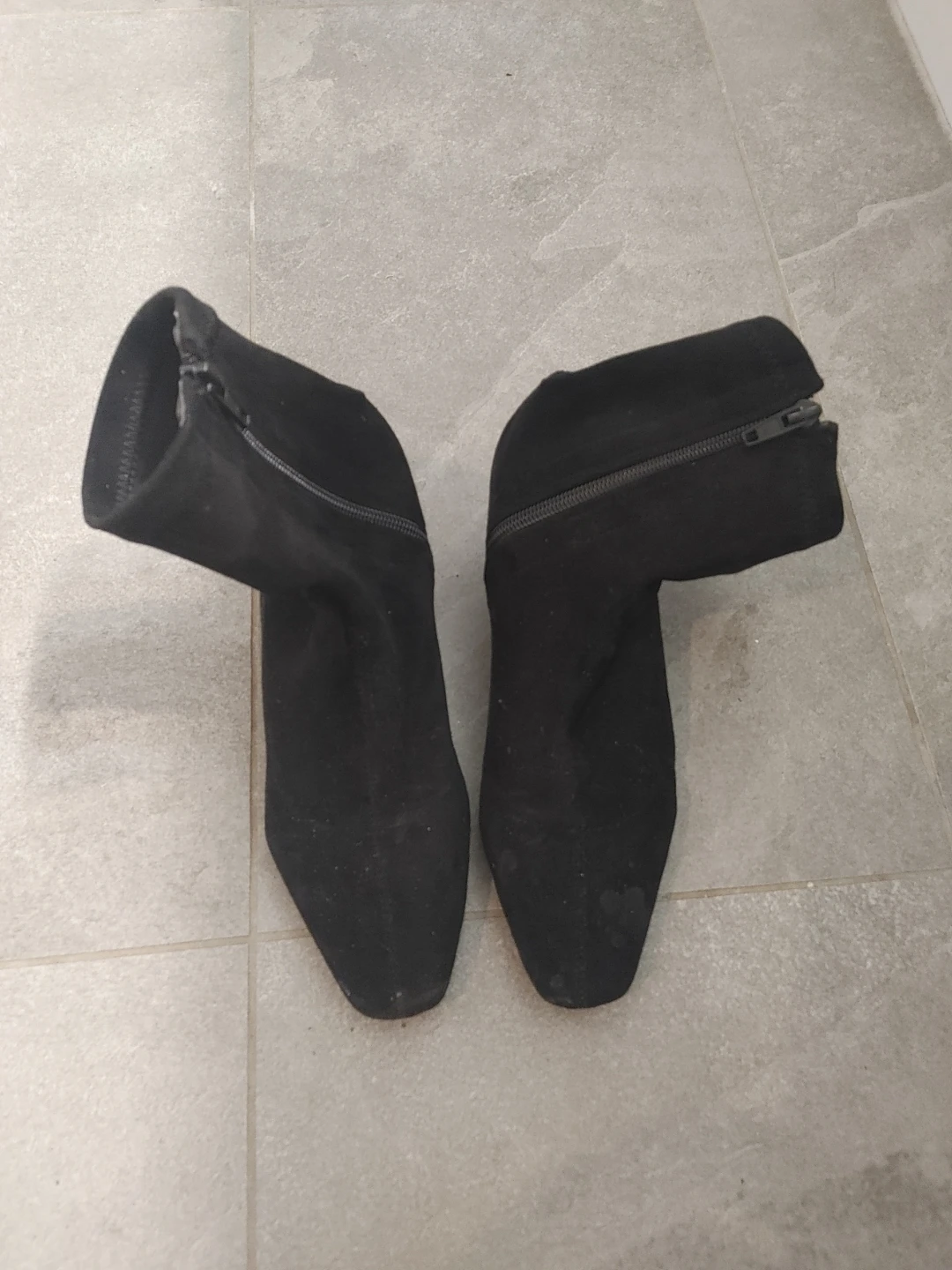 Black Suede Ankle Boots