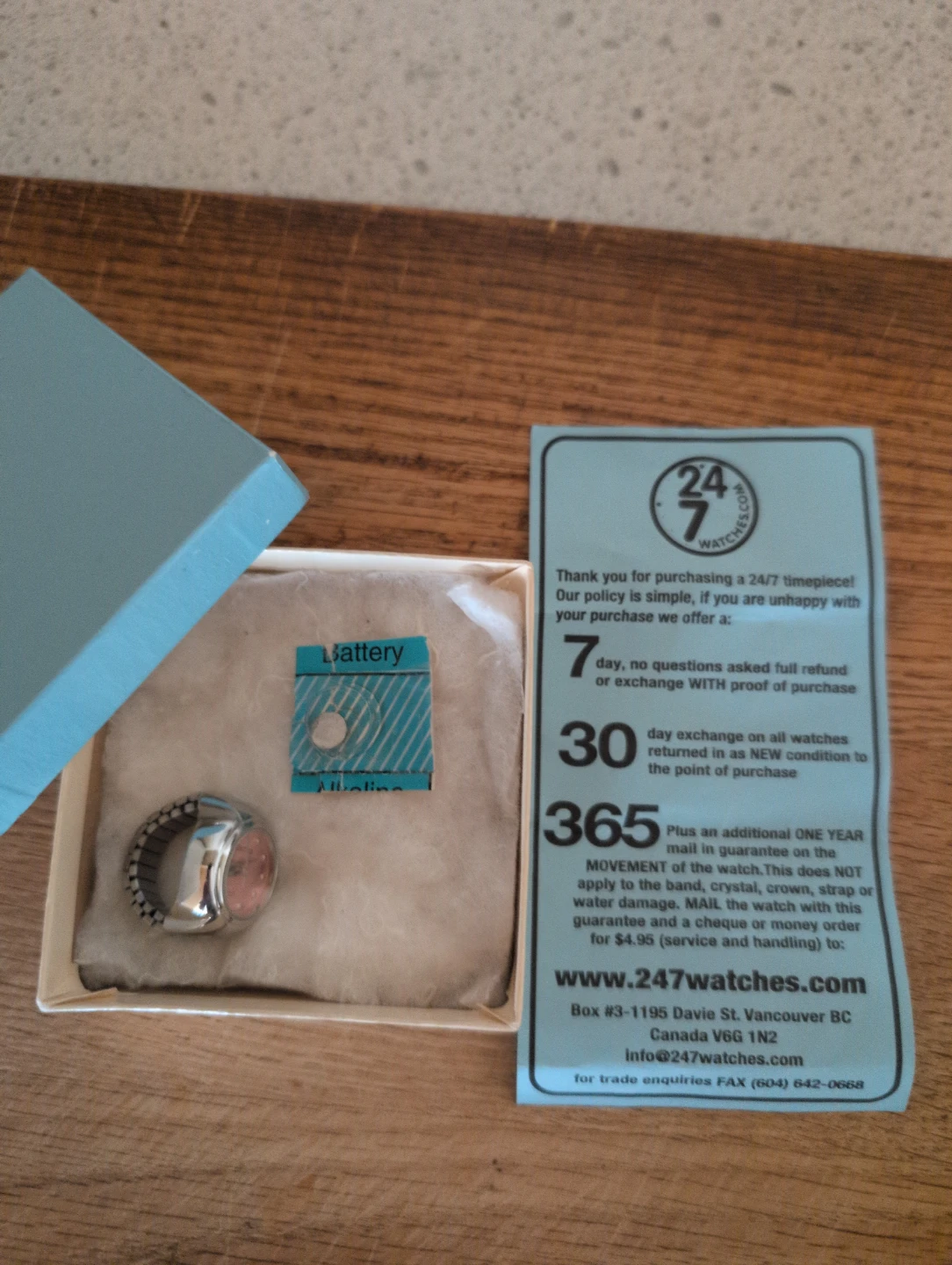 Kabana Quartz Ring Watch with Battery - photo 2
