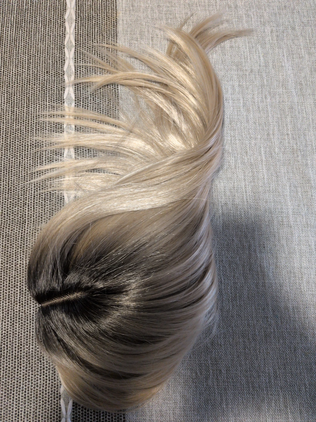 Blonde Ombre Hair Topper Clip-In