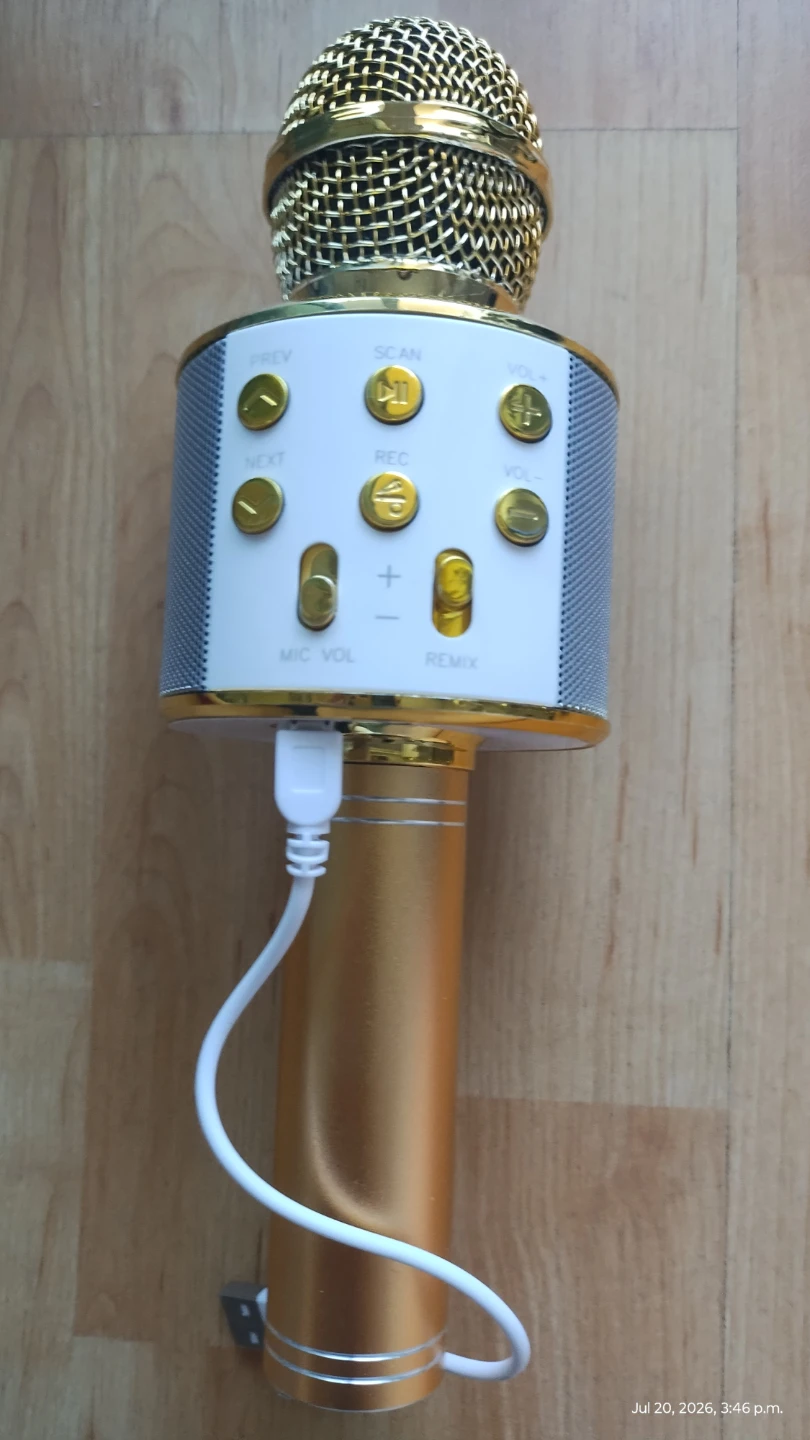 WS-858 Wireless Bluetooth Karaoke Microphone - photo 5