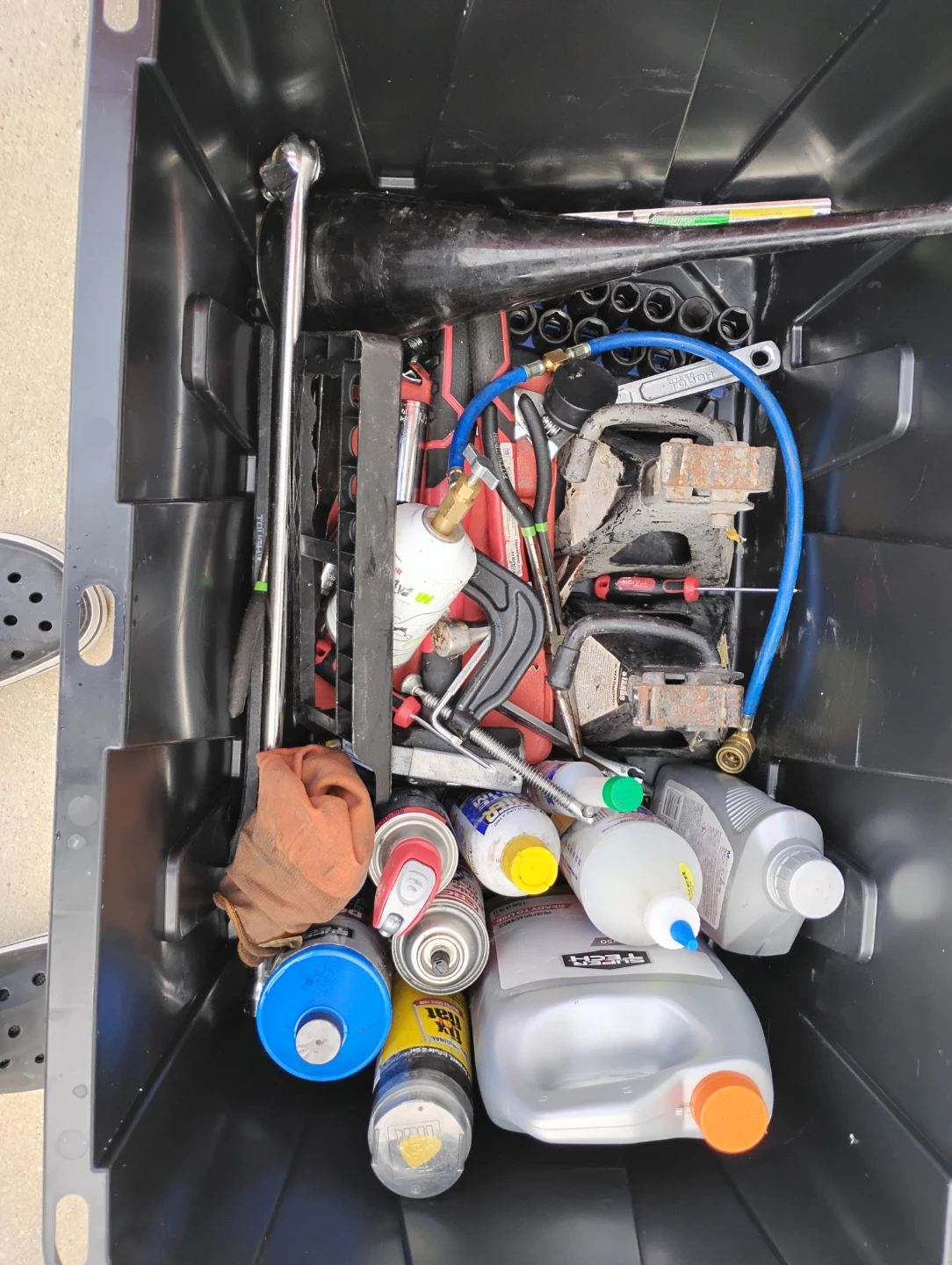 Toolbox with Assorted Tools