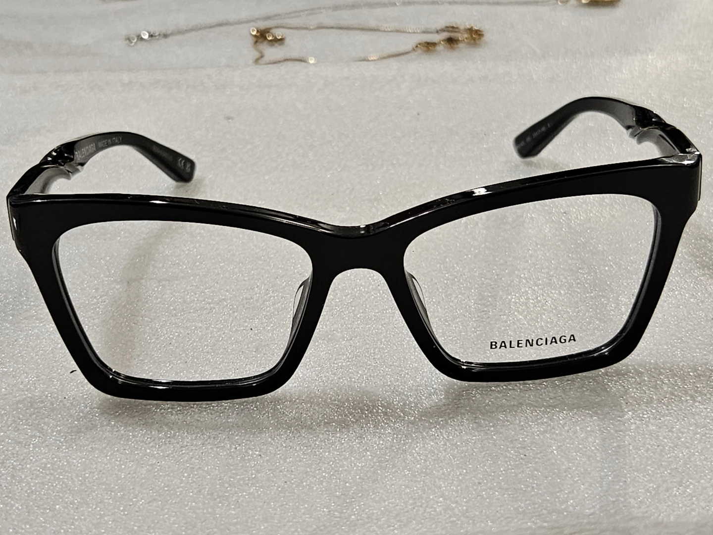 Balenciaga Black Eyeglasses