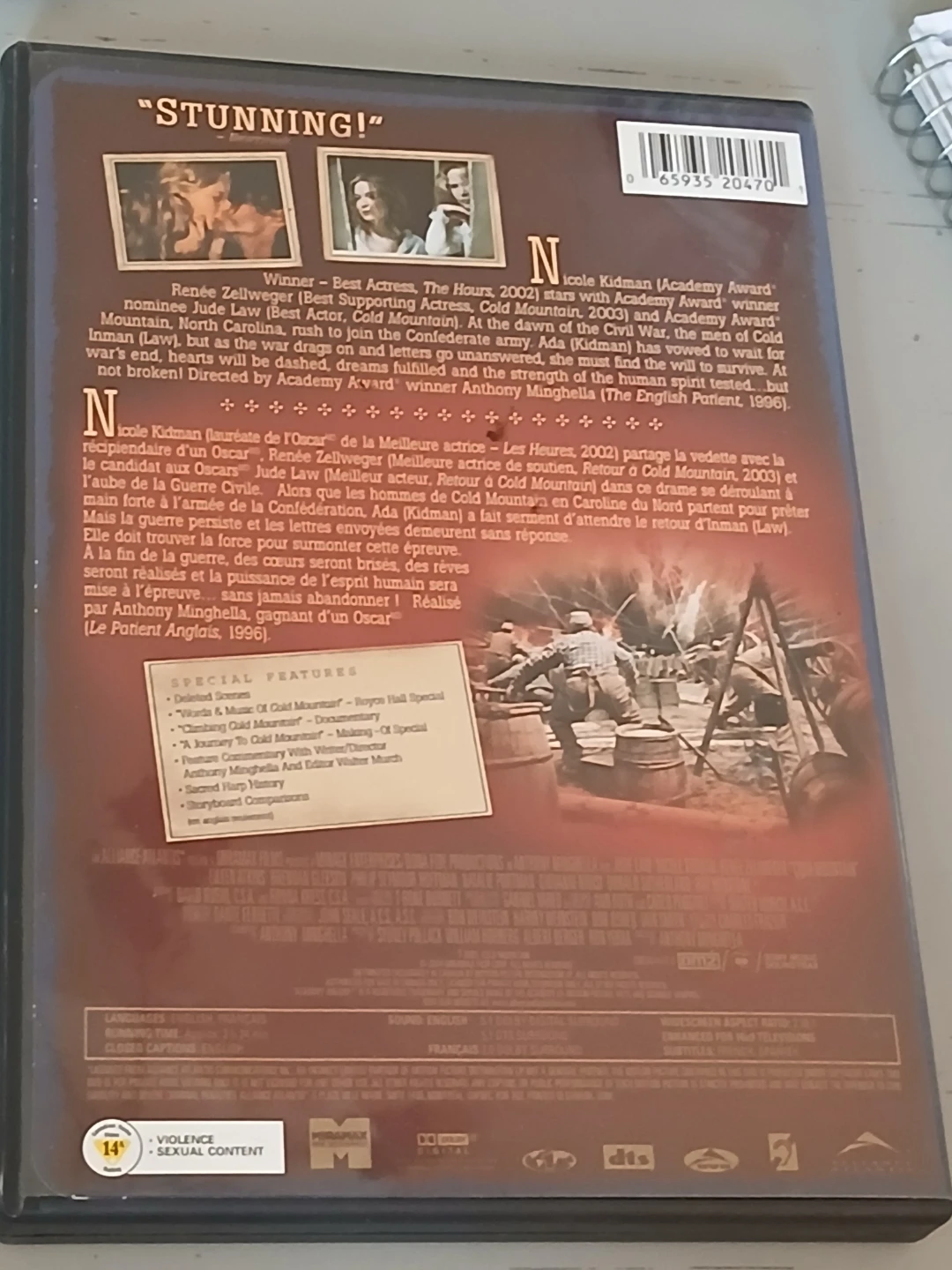 Cold Mountain Collector's Edition DVD 2-Disc Set - photo 4