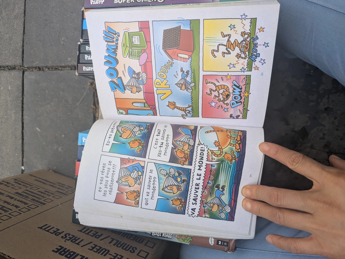 Super Chien Book Collection,French book, Dog man - photo 2