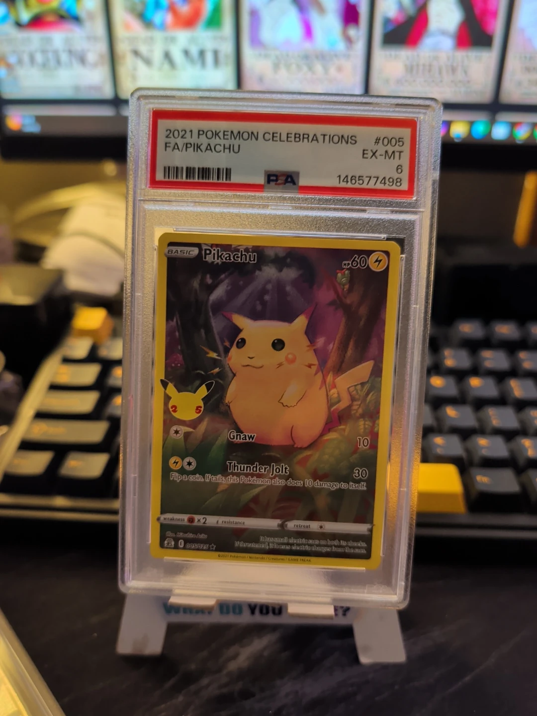 Pokemon Celebrations FA Pikachu Card (2021)