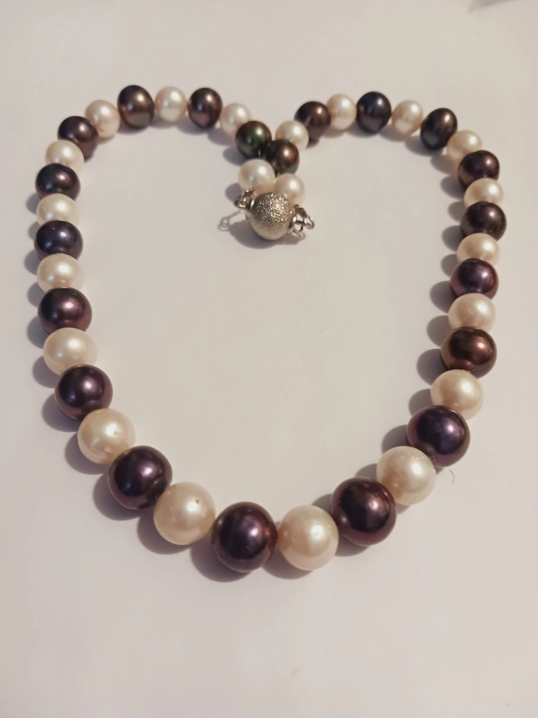 18K Gold Plated Clasp Genuine Freshwater Pearl Necklace - photo 5