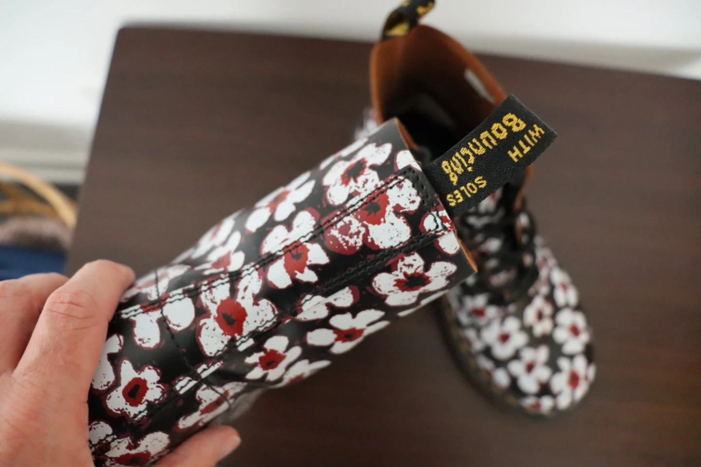 Doc Martens Airwair Boots - Flower Pattern (UK size 7) - photo 3