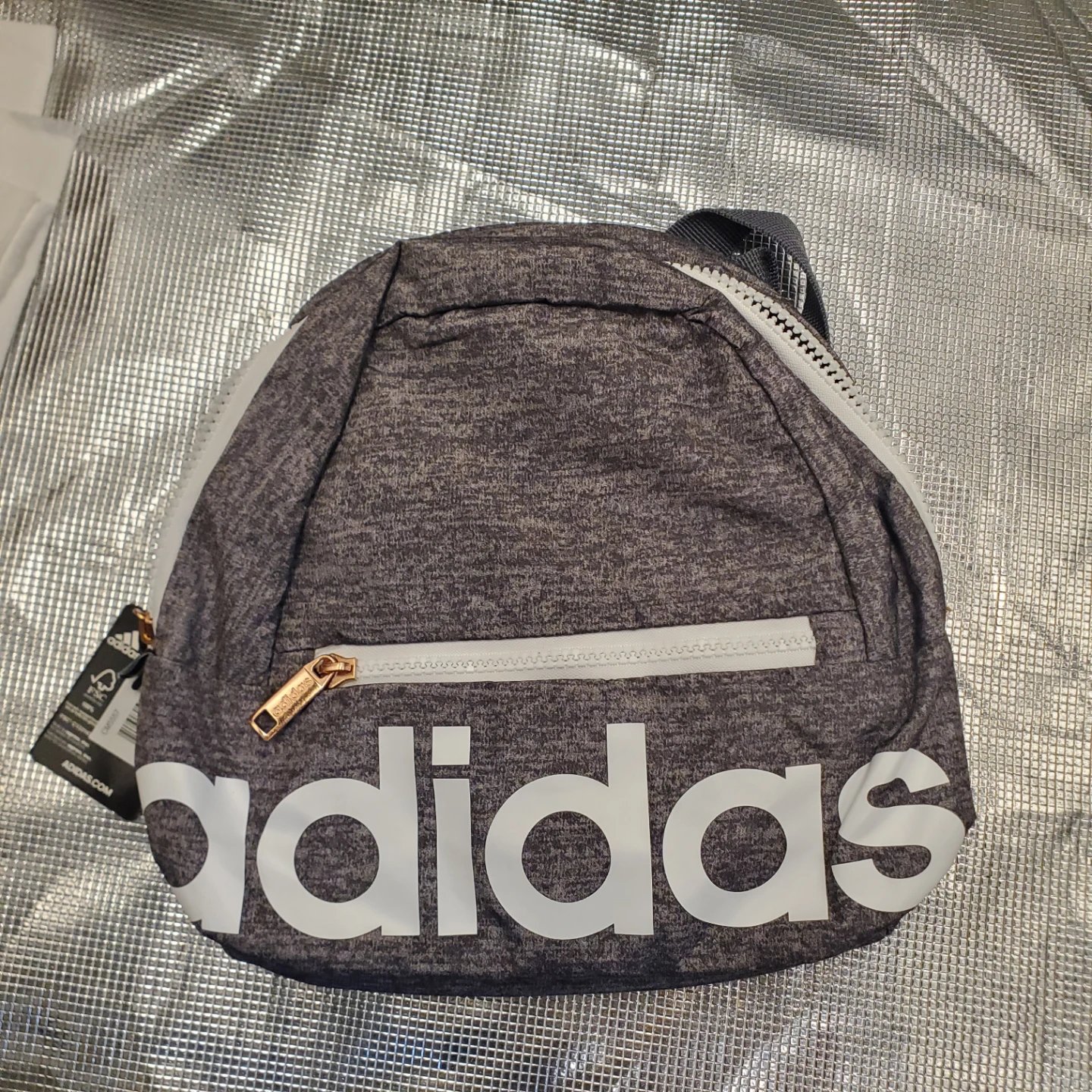 Adidas Mini Backpack Grey Rose Gold