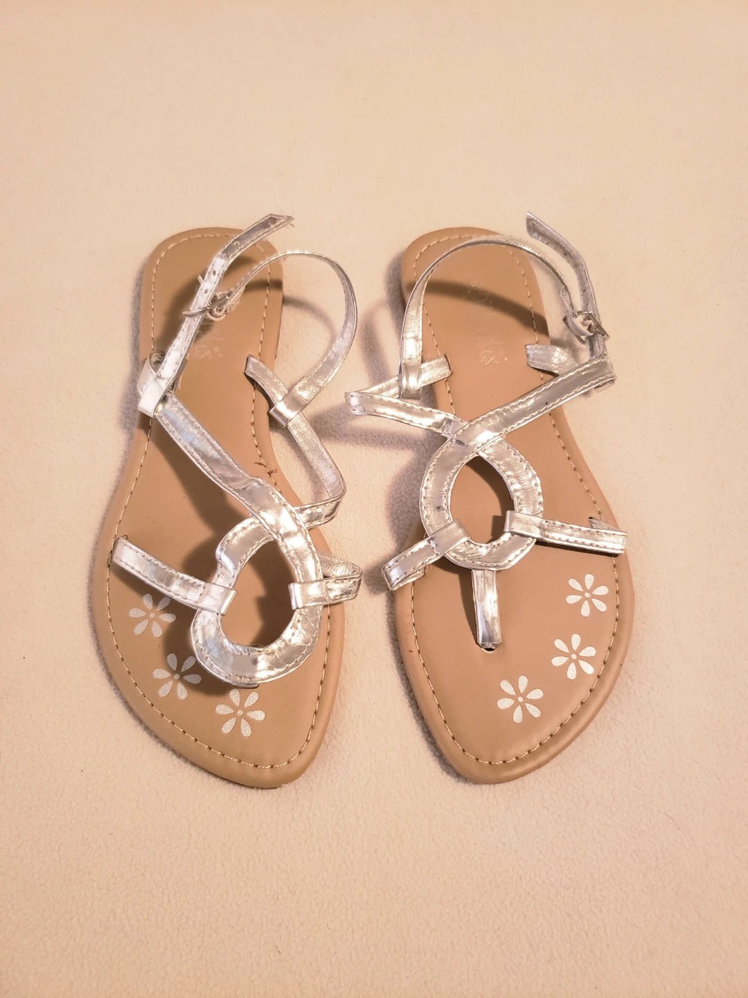 $3 for Both New Sandals Size 3 Girls (Size 5 Women) - photo 3