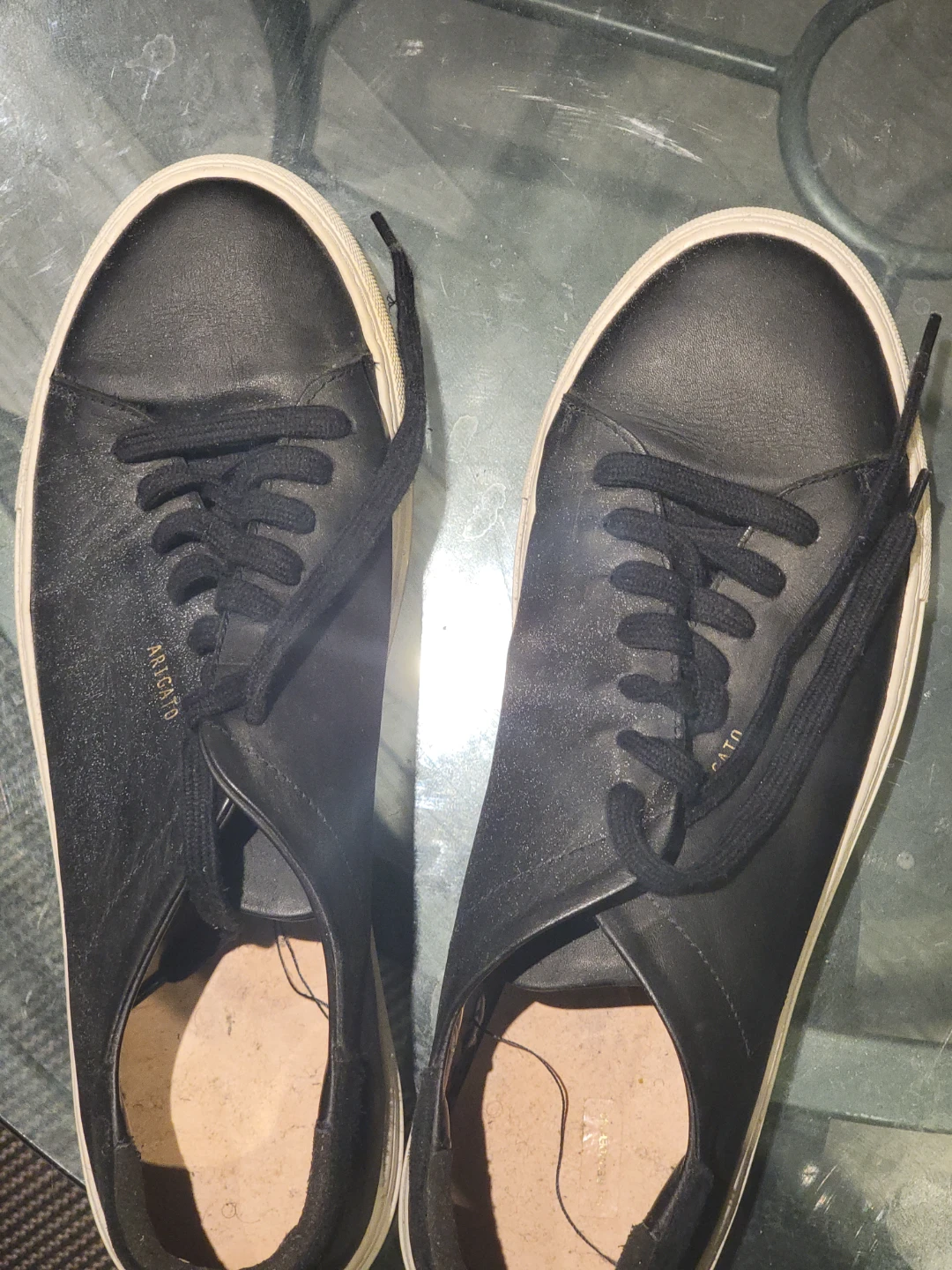 ARIGATO Black Leather Sneakers