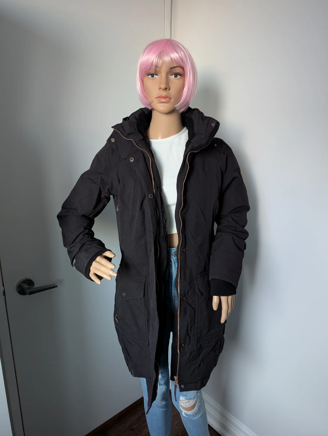 McKinley Black Down & Feather Parka - Winter Jacket