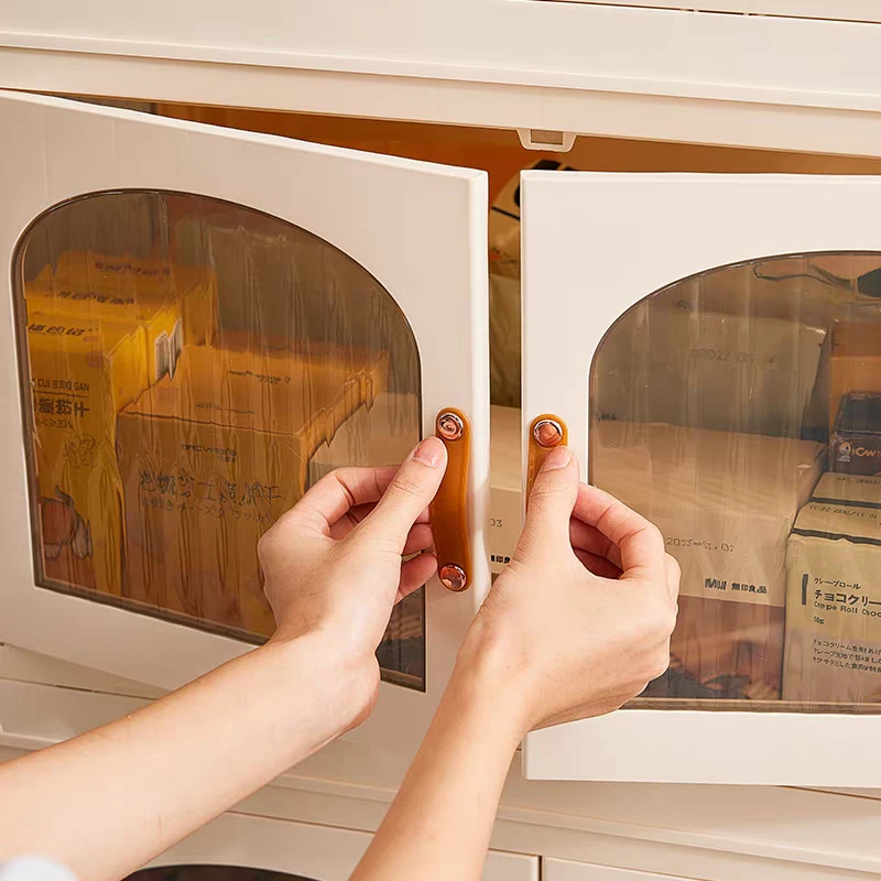 Stackable Storage Cabinet with Doors - photo 4