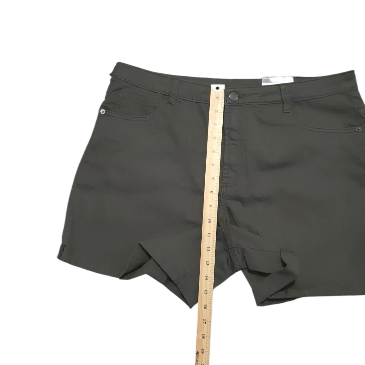 George Women's Size 18 Olive Green Shorts - photo 3