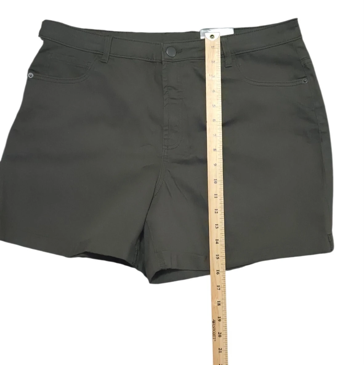 George Women's Size 18 Olive Green Shorts - photo 4