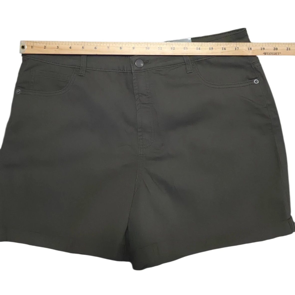 George Women's Size 18 Olive Green Shorts - photo 5