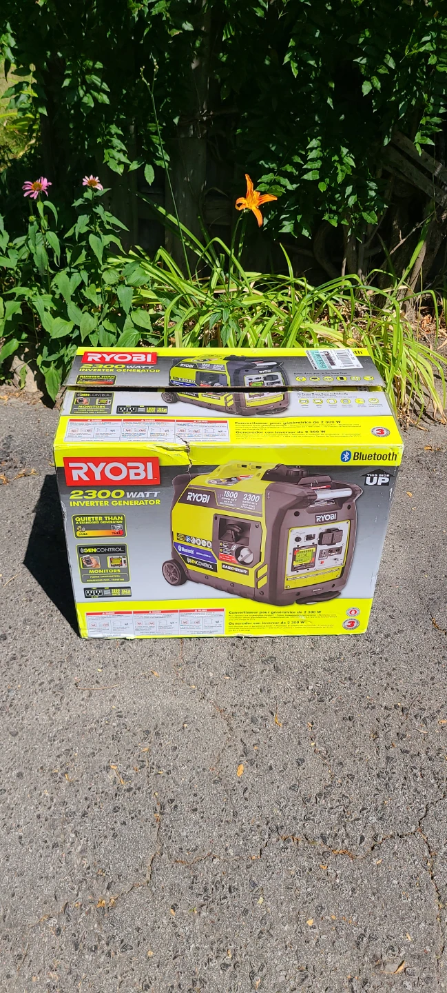 RYOBI 2,300-Watt Inverter Generator- As New In Box with Cover!