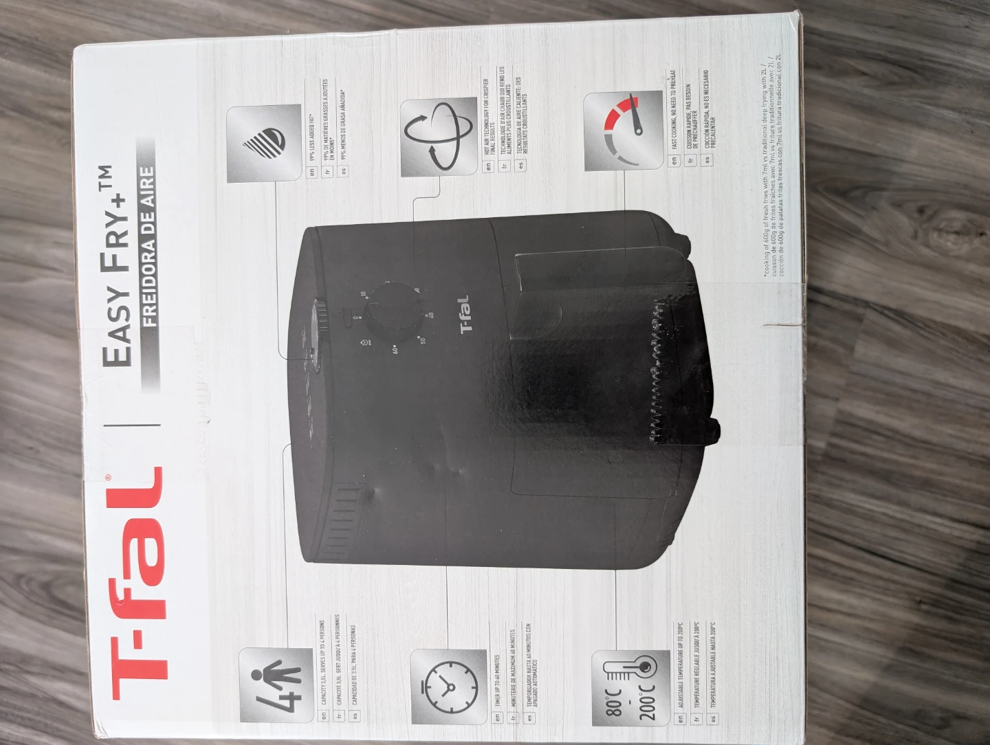 T-fal Easy Fry+ 3.5L Air Fryer - photo 4