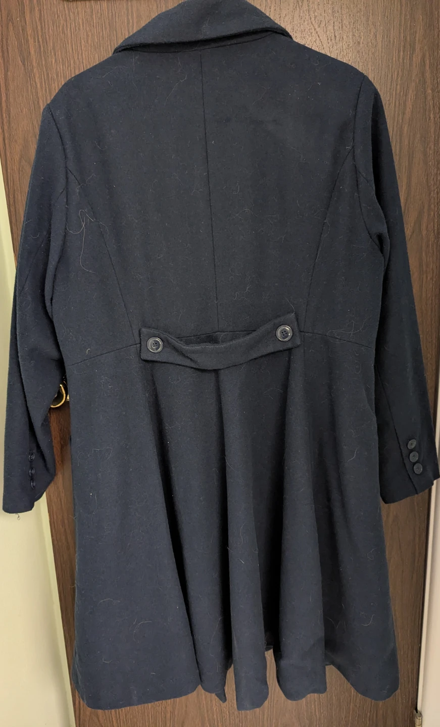 Women's Torrid Navy Blue Swing Coat - photo 3