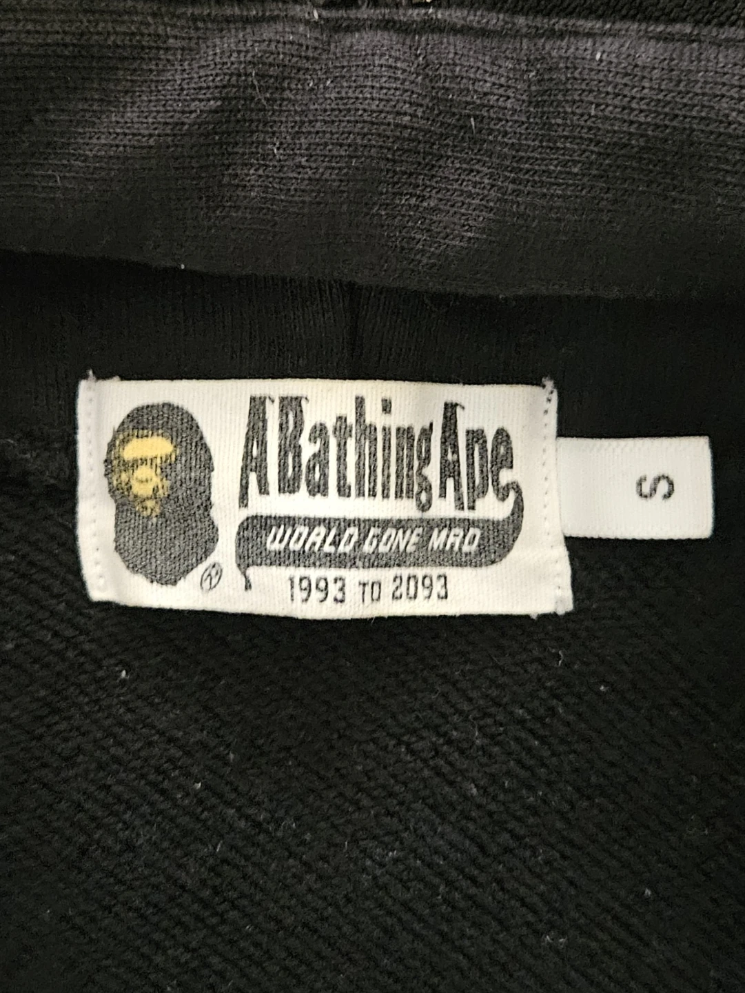 Authentic Black Full Zip BAPE Hoodie - photo 4