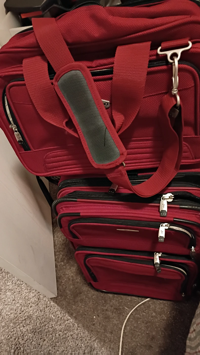 Ricardo Red Rolling Luggage Set - photo 2