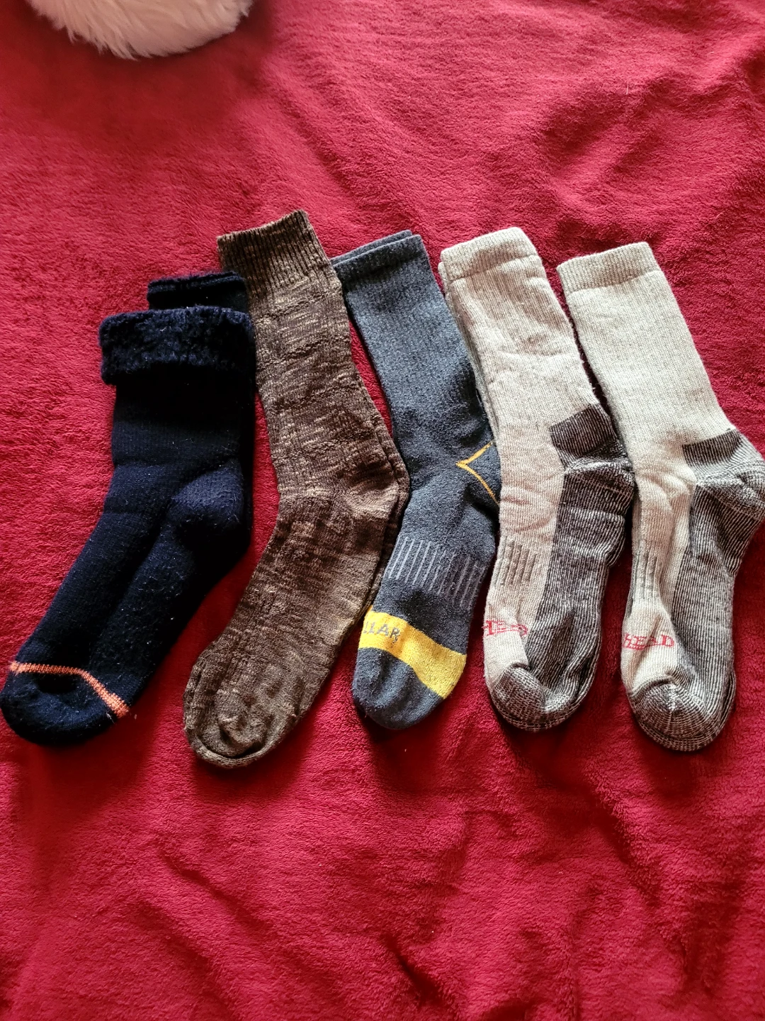Five Pairs of Men's Socks