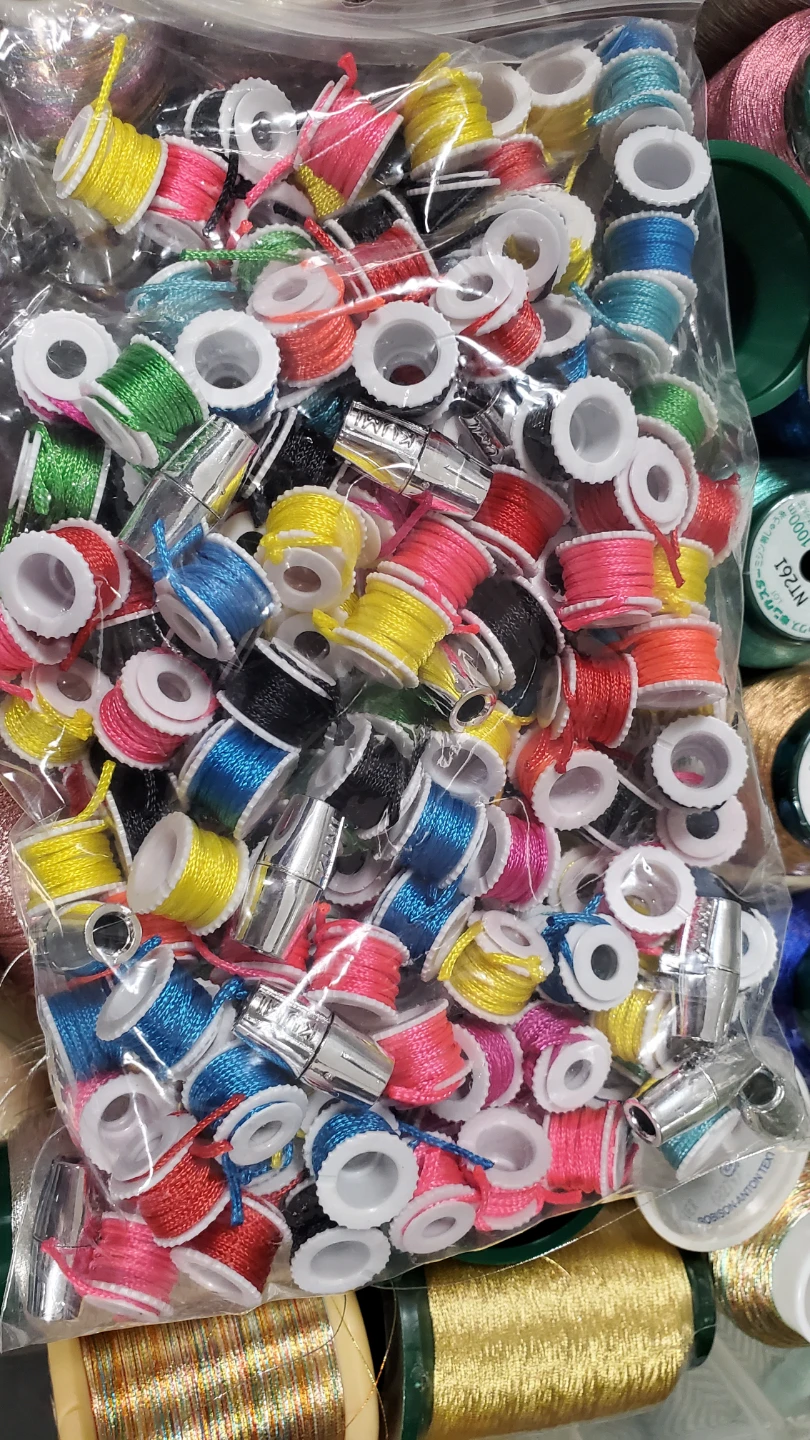 Mixed Spools of Embroidery Thread - photo 2