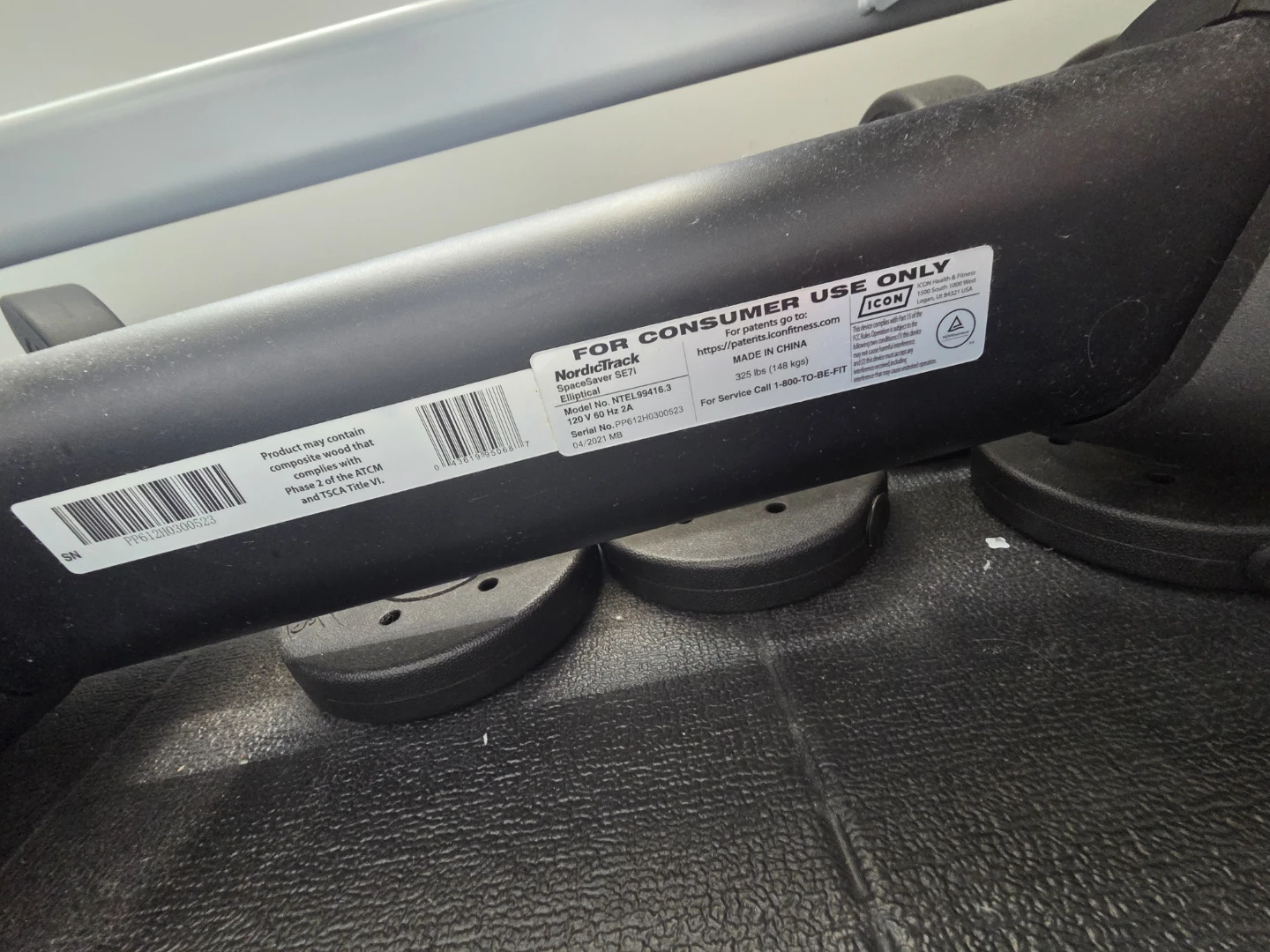 NordicTrack SpaceSaver Elliptical - photo 5