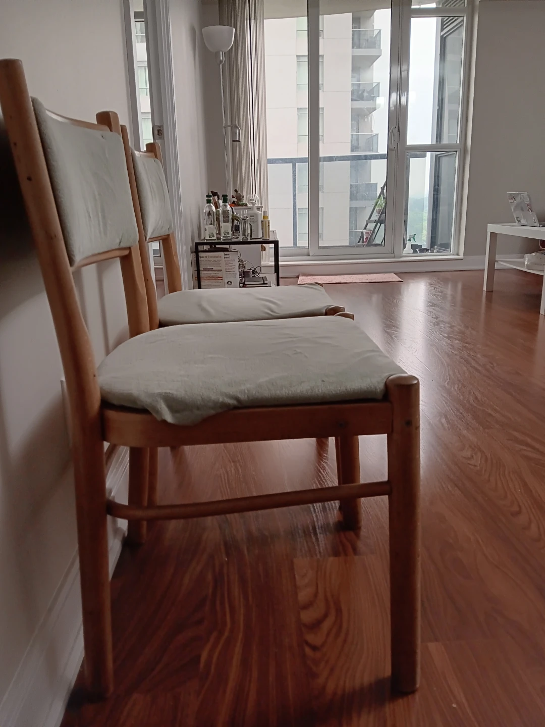 Set of 2 Wooden Dining Chairs - photo 2