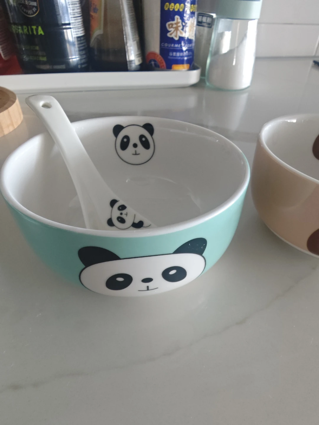 Panda Bowl and Spoon Set